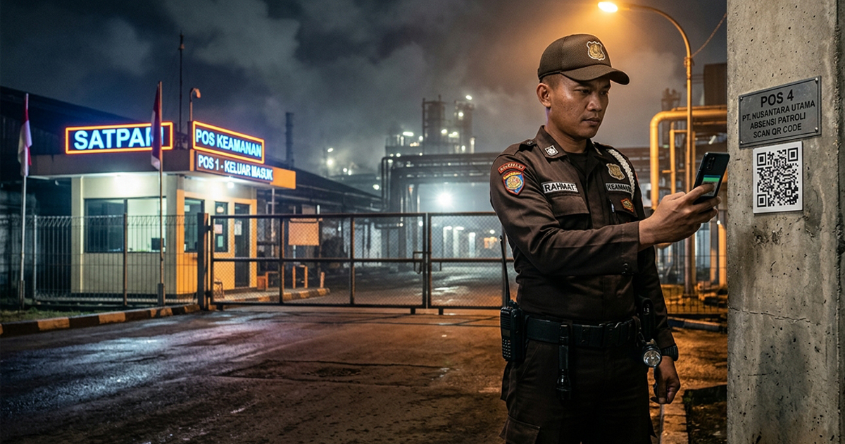 Patroli Petugas Sekuriti BUJP dan Monitoring Supply Chain di Pabrik